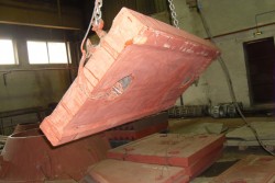 Плита распорная задняя 3450.00.007 для щековой дробилки СМД118